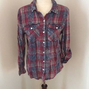 💙❤️Plaid shirt ❤️💙